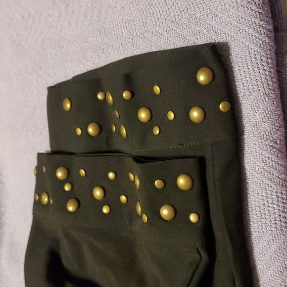 Serena Williams,sz16W, black Ponte knit,studded at hem,length waist to hem34" - Picture 4 of 5